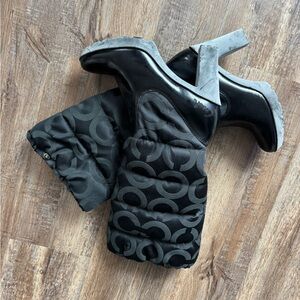Coach Black Boots